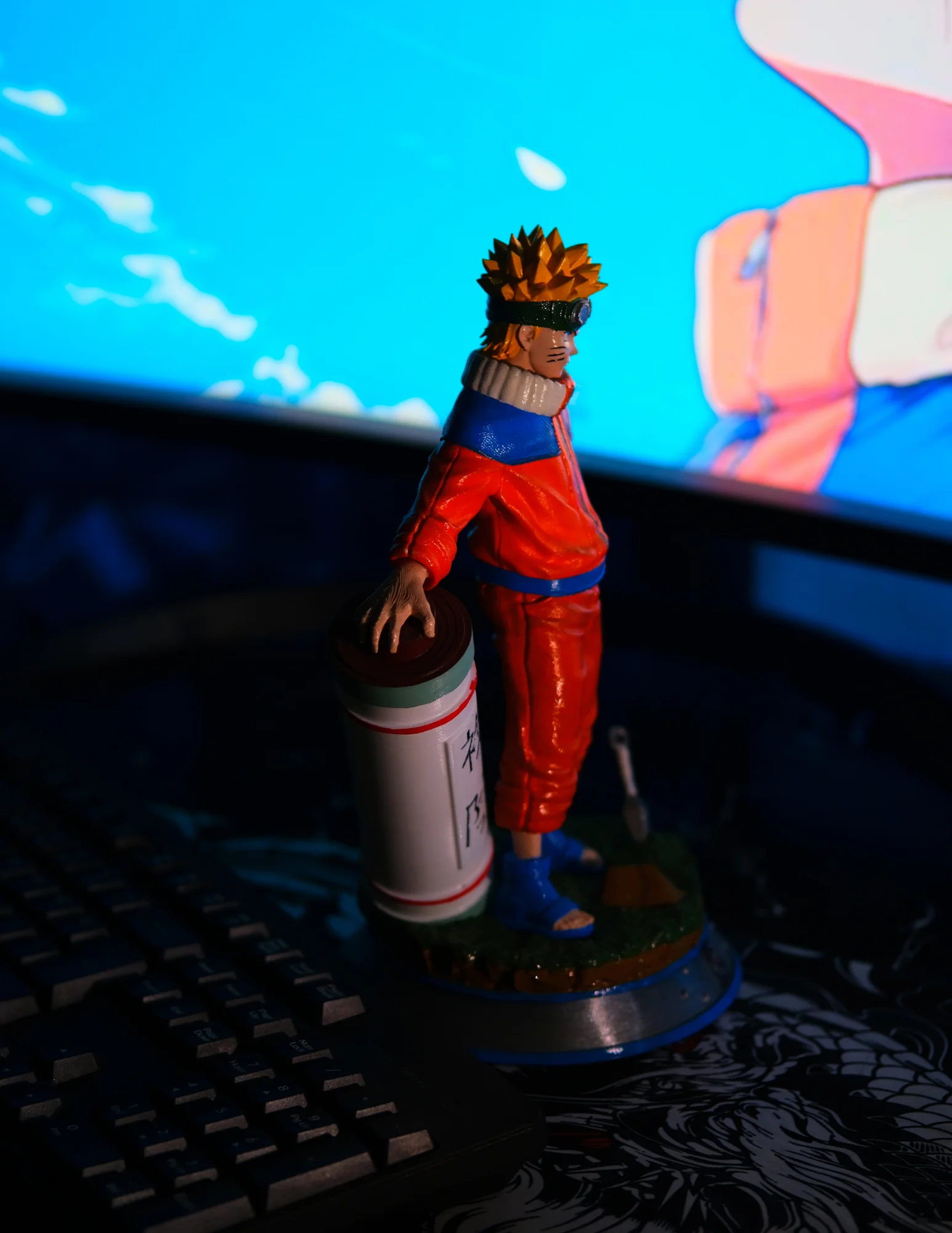 Naruto Uzumaki Figürü 25 cm | PLA Filament 3D Baskı
