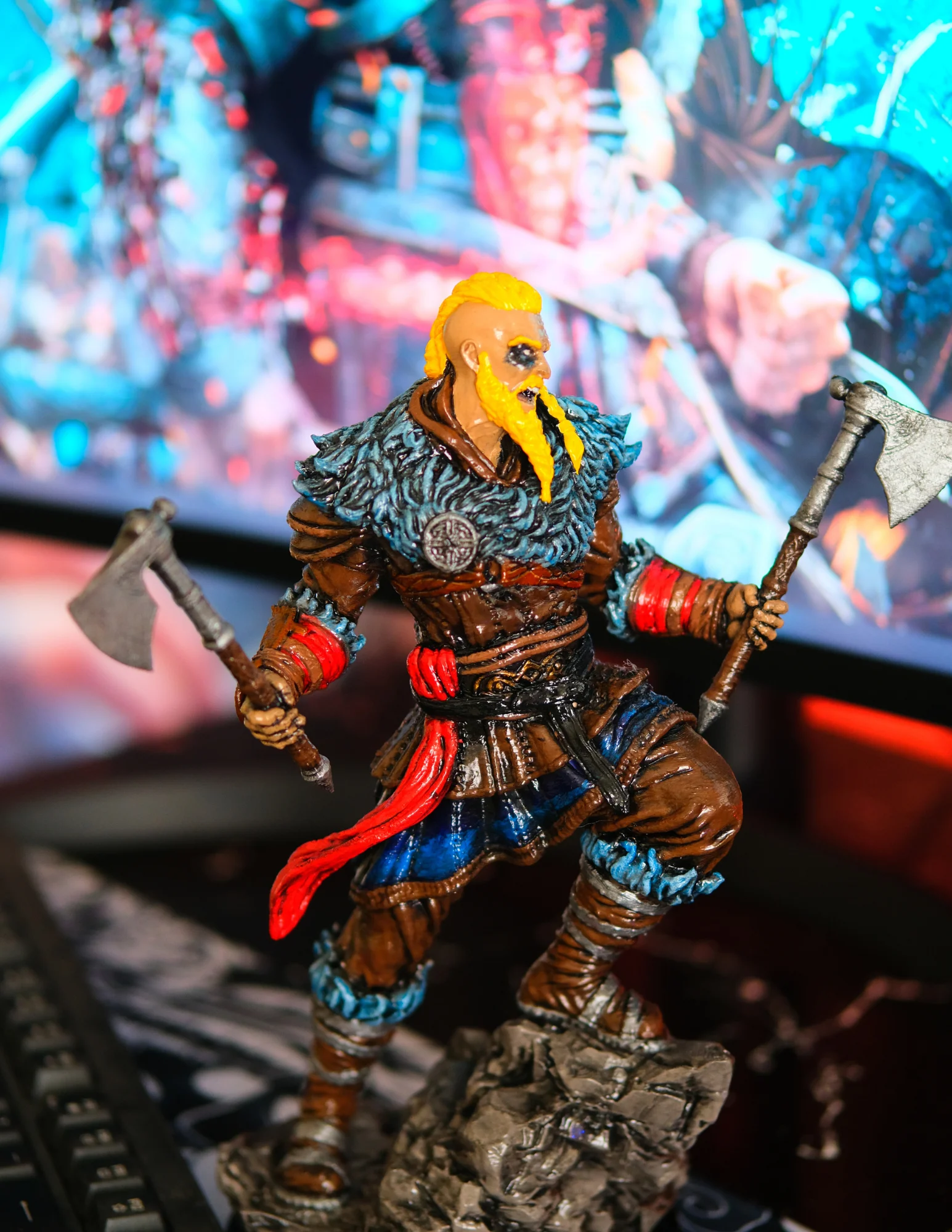 Assassin's Creed Valhalla Eivor Figür 25 cm - 3D Baskı 