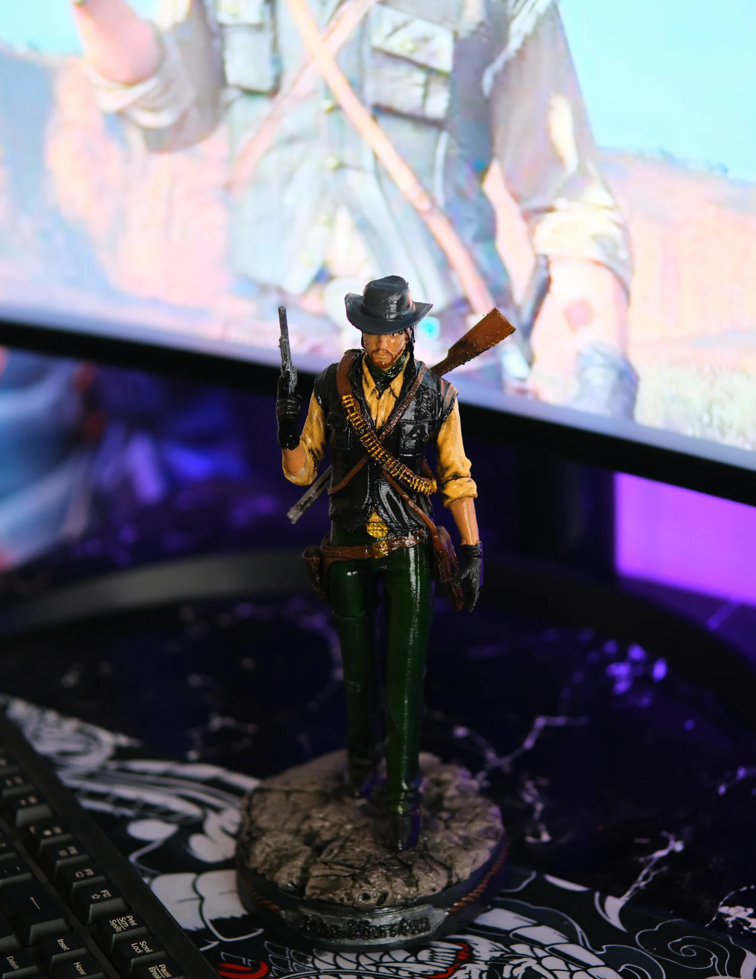 Red Dead Redemption John Marston Figür 25 cm - El Boyaması Özel Koleksiyon