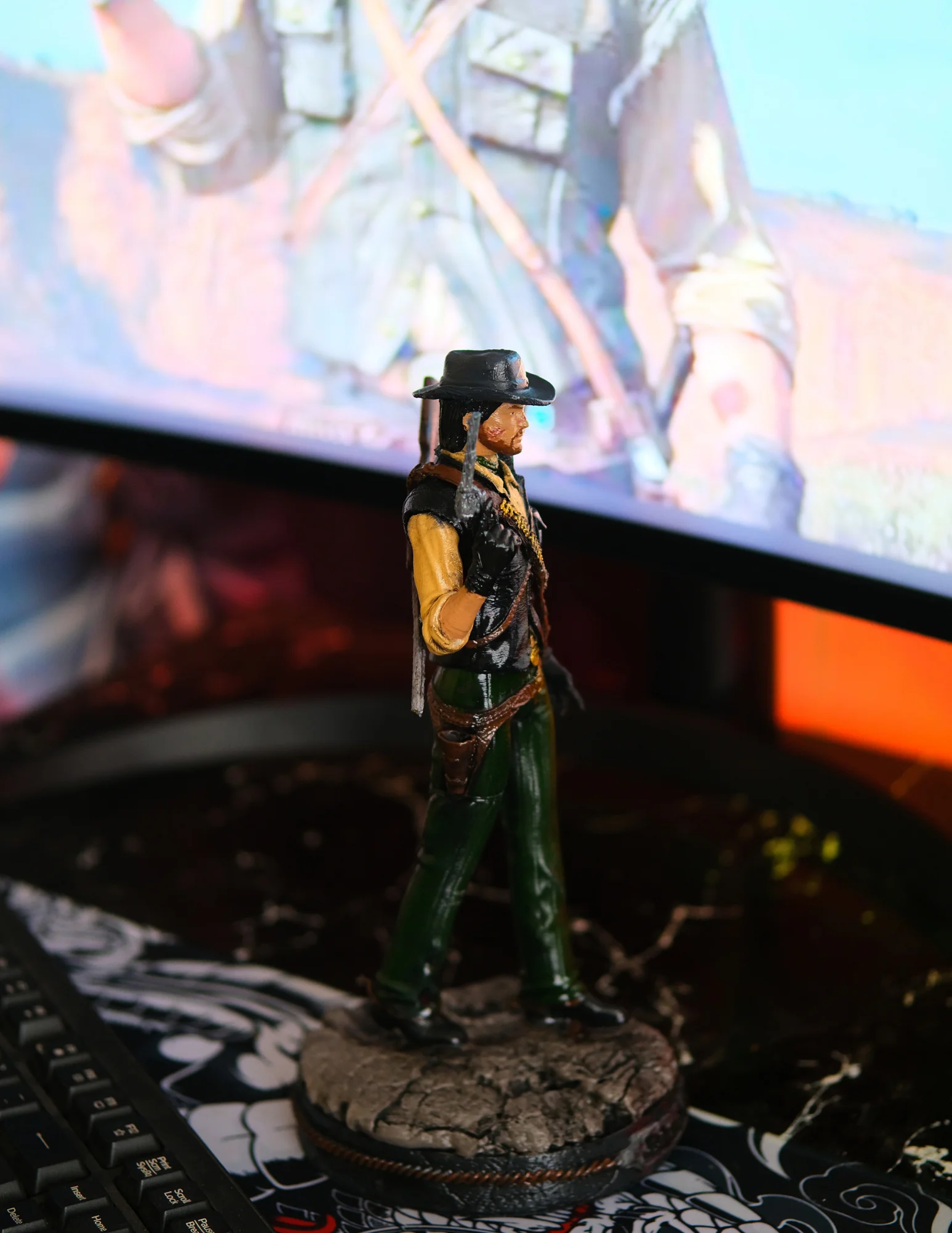 Red Dead Redemption John Marston Figür 25 cm - El Boyaması Özel Koleksiyon