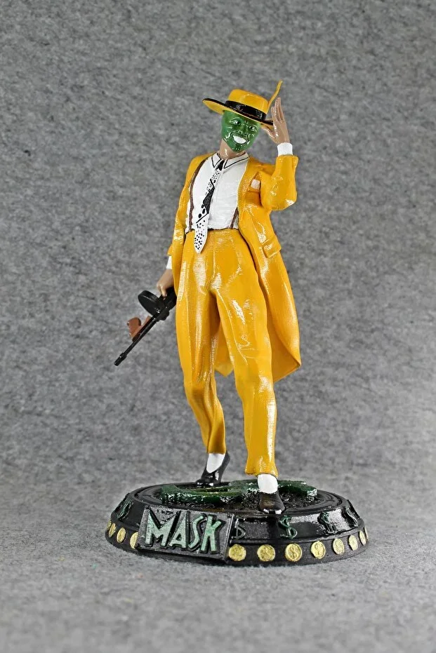 Maske ( The Mask - Jim Carrey ) 25cm Boyut Büst / Figür