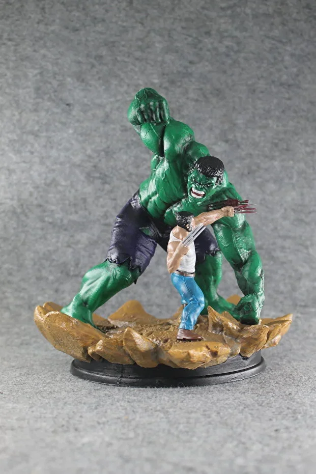 Hulk Wolverine diorama 20 CM DEV BOY Büst / Figür