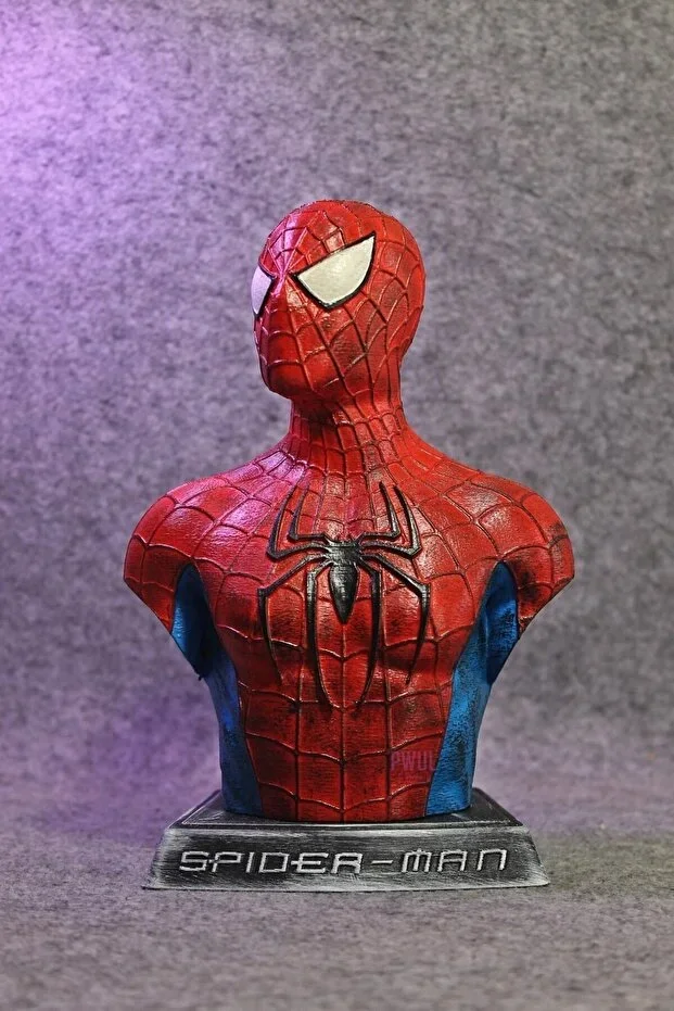 Spider-man Örümcek Adam  20cm Büst / Figür