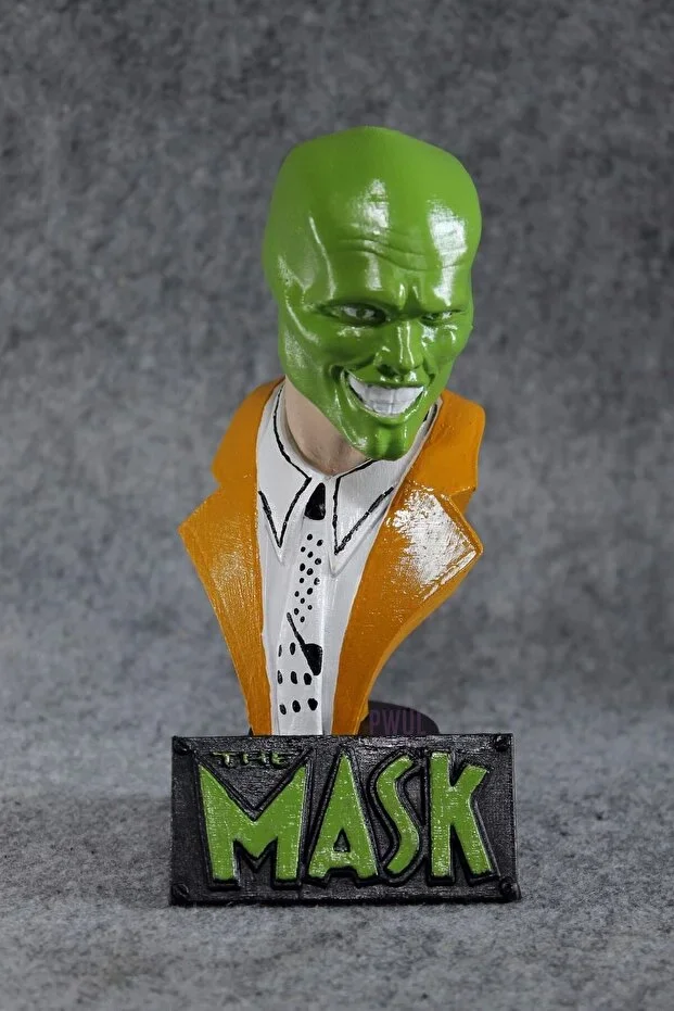Maske ( The Mask - Jim Carrey ) Büst / Figür 15cm Boyut