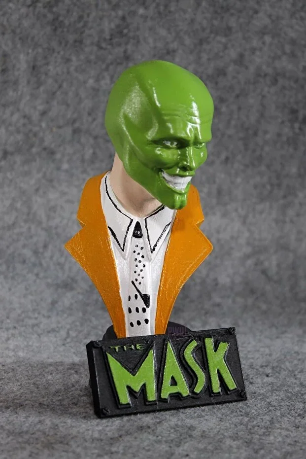 Maske ( The Mask - Jim Carrey ) Büst / Figür 15cm Boyut